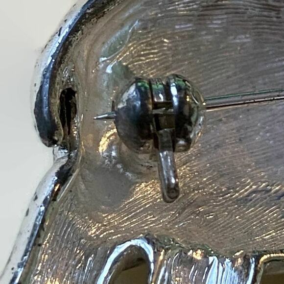 Elephant Brooch Pendant Contemporary Costume Circus Asian Inspired Minimalist - Picture 6 of 8